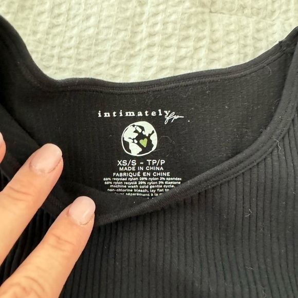 Free People Intimately Ribbed Baby T Shirt - Picture 3 of 4